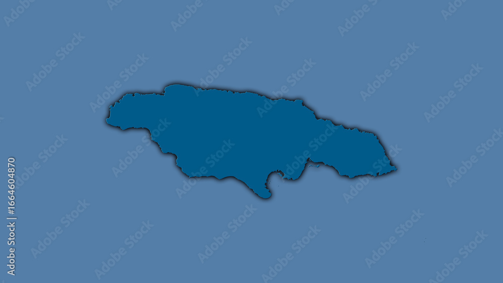 Fototapeta premium Jamaica, solid - dark glow