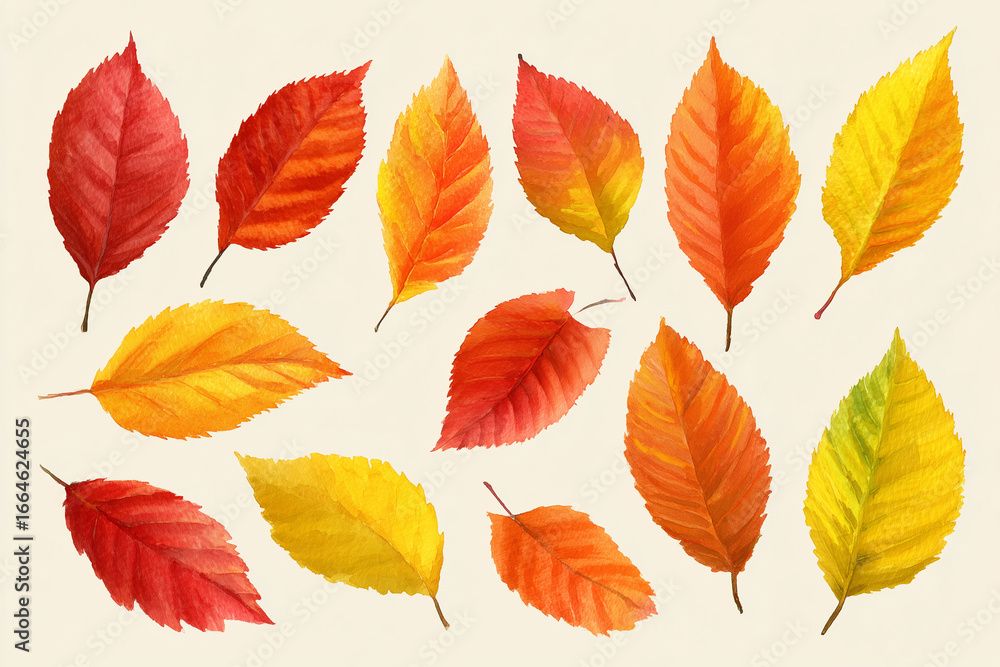 Fototapeta premium colorful autumn leaves