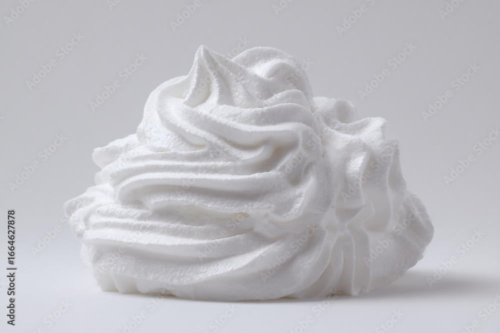 Obraz premium Realistic shaving foam texture isolated on a clean white background, perfect for cosmetic, skincare, and grooming product design.