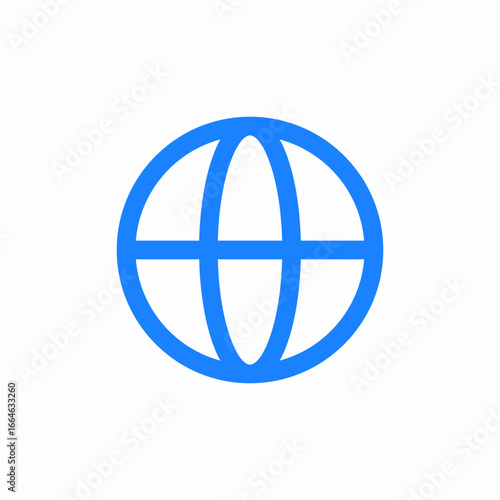 global network icon sign vector