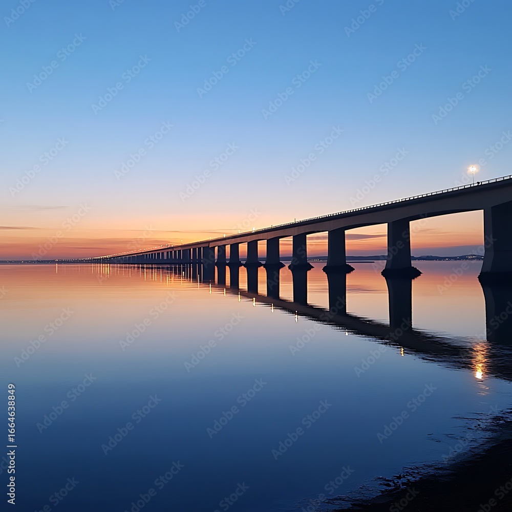 custom made wallpaper toronto digitalBridge silhouette captured in dramatic sunset sky high resolution picture