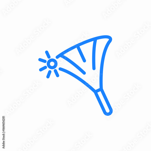 cleaning fan icon icon sign vector