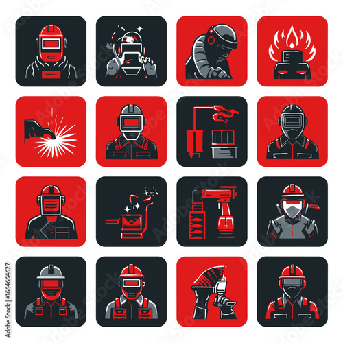 Welder Icon for Professional Use