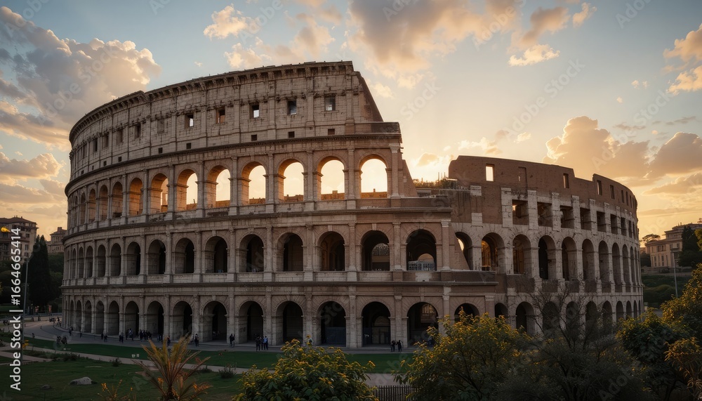 Fototapeta premium colosseum at night