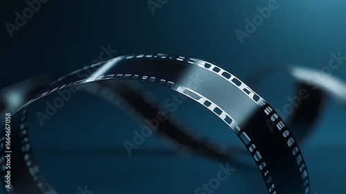 Wallpaper Mural Filmstrip close-up, dark backdrop Torontodigital.ca