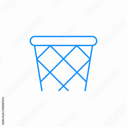 basketball basket icon sign vector