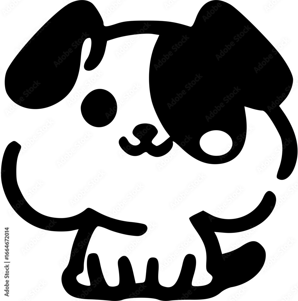 Fototapeta premium a cute puppy