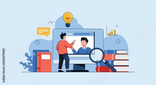 Online education platform fostering interactive learning and skill development through digital tools
