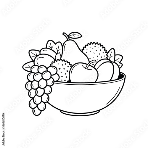 Vibrant vector illustration of a stir-fry in a wok, with fresh shrimp and colorful vegetables dynamically tossed in the air.
