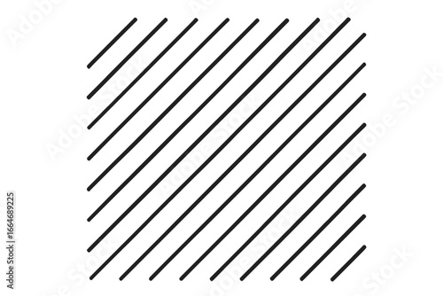 Set of diagonal lines in abstract style. Vector grid geometric template. Abstract repeat background with stripes pattern. Simple monochrome texture for modern design element.