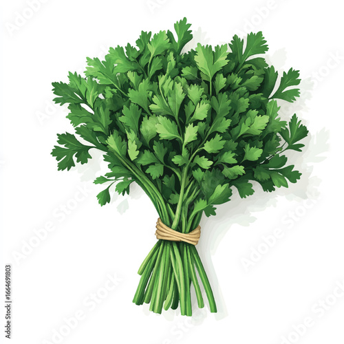 a parsley bunch