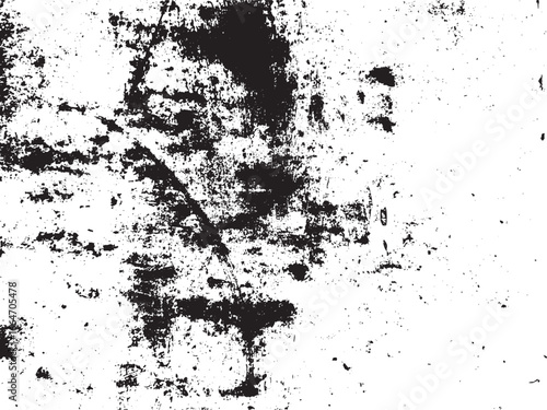 This image showcases a detailed black and white distressed texture. The high-contrast abstract pattern highlights grunge elements, creating an ideal overlay effect. 