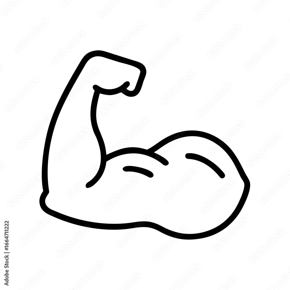 Fototapeta premium Flexing Bicep Strength