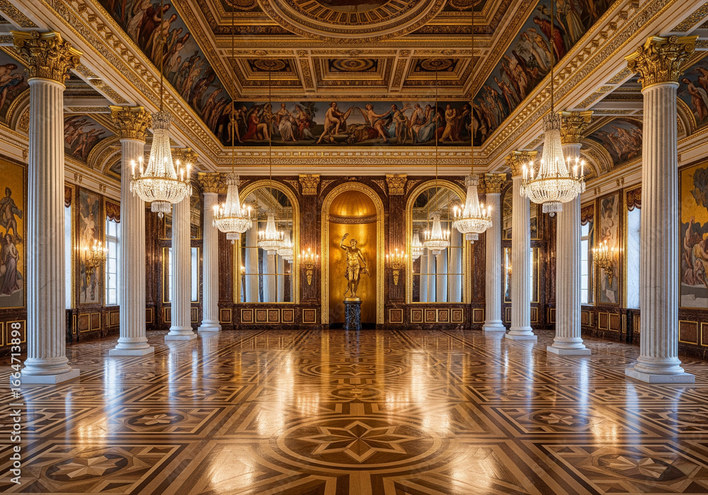 Obraz premium Ornate Palace Ballroom