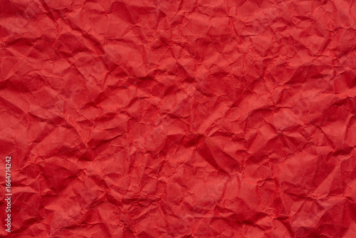 Wallpaper Mural Close-up macro of wrinkled red paper texture,Wrinkled red paper texture,Rectangular crumpled sheet of red paper on a white isolated background. Torontodigital.ca