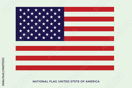 Free Download Illustration of the national flag of the united states of america - GFXLoad