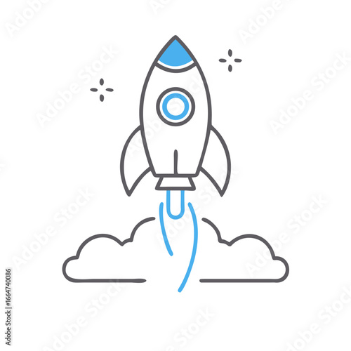 rocket in space, Rocket launch, rocket launch icon, rocket launch vector illustration, rocket launch icon, rocket launch icon, rocket launch icon vector icon, rocket launch icon isolated on white.