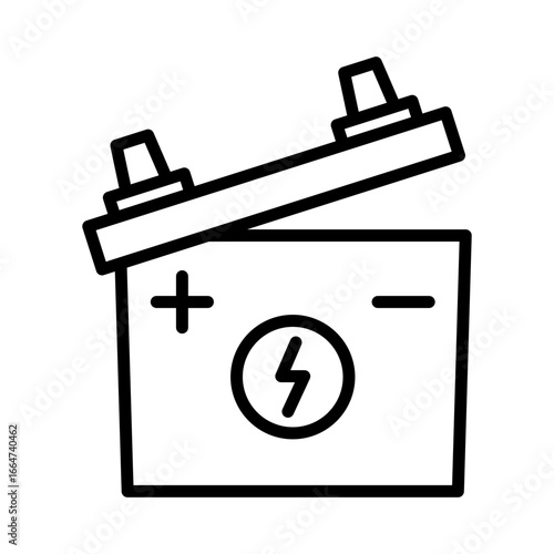 Disassembled battery icon.