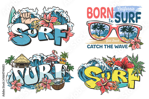 Surfing California with tropical vibes