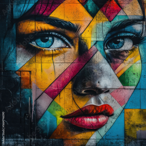 Photographer documenting urban street art, vibrant graffiti walls, edgy and dynamic framing, cultural storytelling, creative city exploration, isolated stock photography concept. 