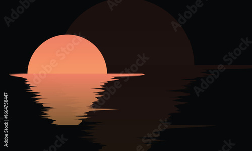 Dusk Reflections Background