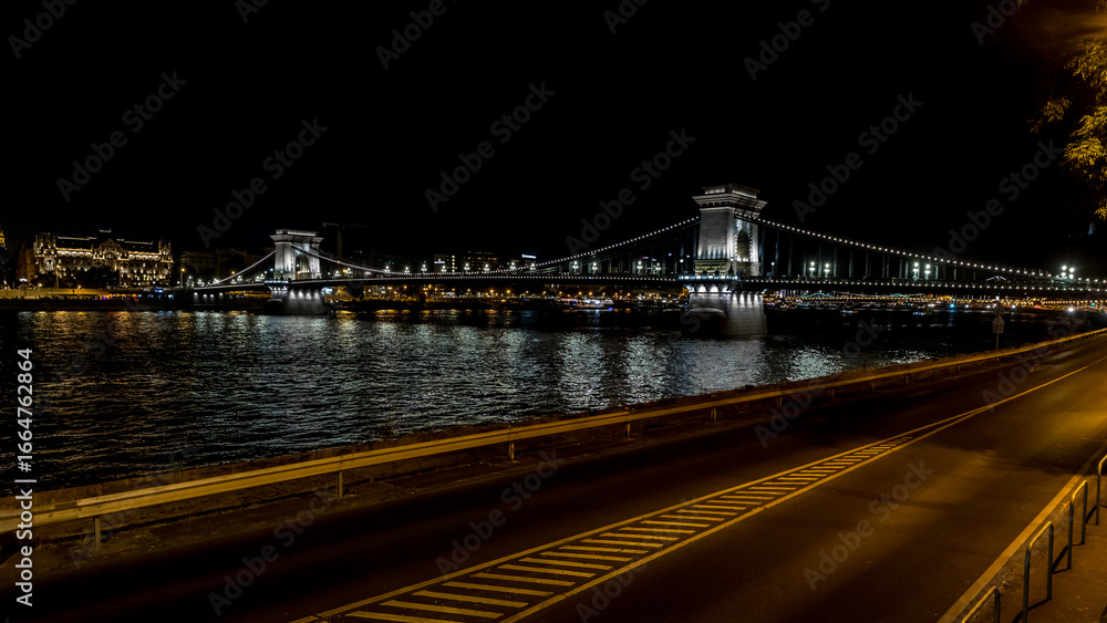 Fototapeta premium Budapest Hungary 18072025 The Chain Bridge