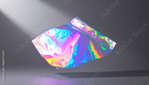 Colorful Holographic Foil with Dynamic Light Refractions