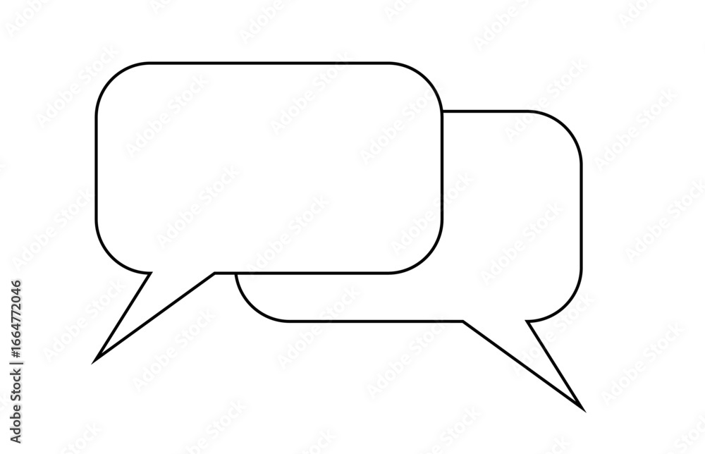 Fototapeta premium vector speech bubble icon