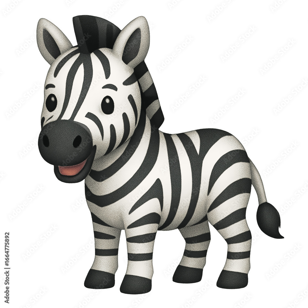 Obraz premium 귀여운 얼룩말