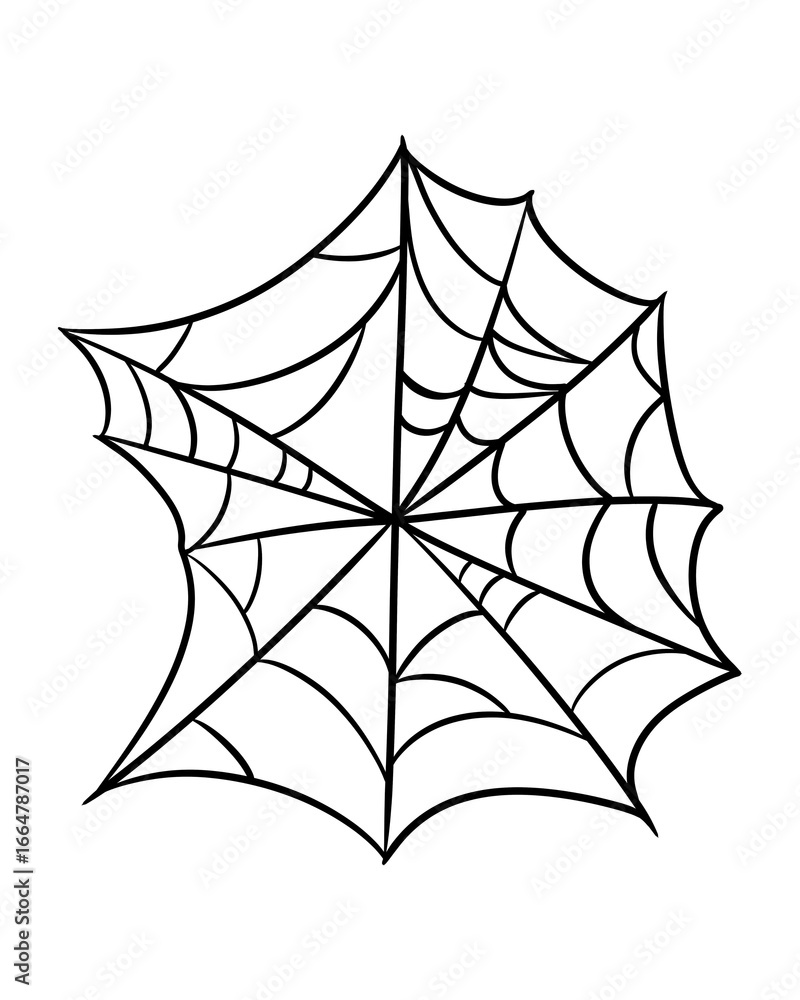 Fototapeta premium vector illustration of a spider