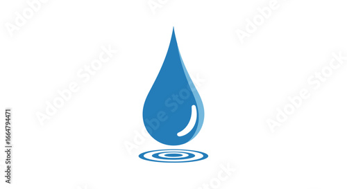 highresolution transparent background water drop illustration perfect for websites apps and design projects