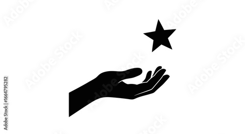 highresolution transparent background png hand reaching for a star perfect for websites logos and app design