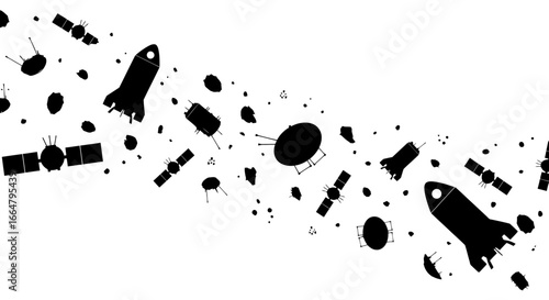 download this space debris silhouette illustration with transparent background for stunning designs in videos websites and presentations