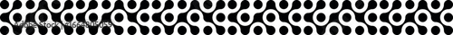 Vector black pattern of metaballs, connected liquid drops. Vector isolated design element.
