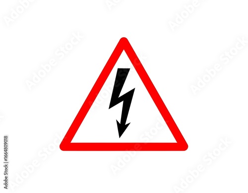 high voltage sign