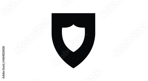 Classic heraldic shield symbol, embodying protection, defense, and security across eras and applications, providing a sense of assurance and