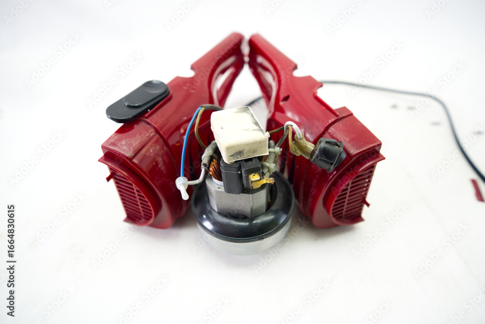 Fototapeta premium Vacuum cleaner assembled and disassembled