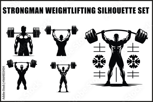 Vintage Strongman Weightlifting Bundle