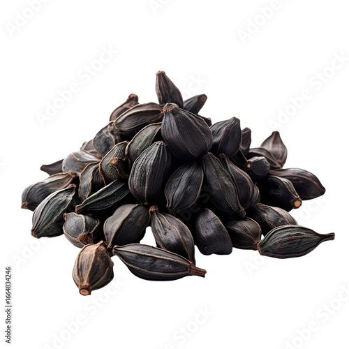 Black Cardamom transparent background, png