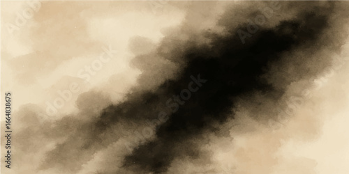 Dark stormy clouds in the sky over a dramatic cloudy landscape