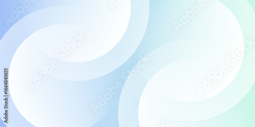 minimalist banner backgriund.colorful.soft blue green gradations.circle effect style.memphis.eps 10
