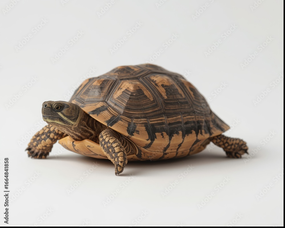 Obraz premium Turtle isolated in a studio photo