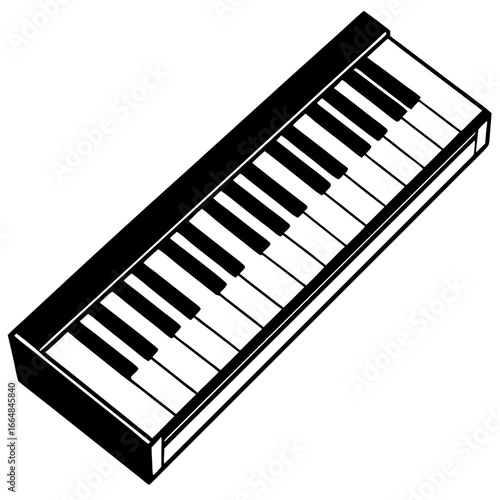 Piano Keys Design Vector