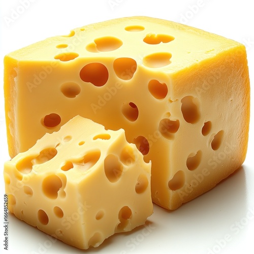 Cheese blocks feature unique textures and colors, tempting lovers everywhere