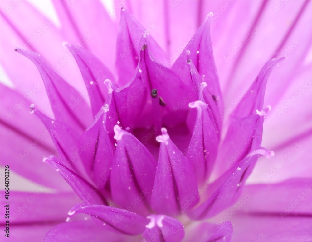 Fototapeta premium Close-up of a vibrant purple flower (4)