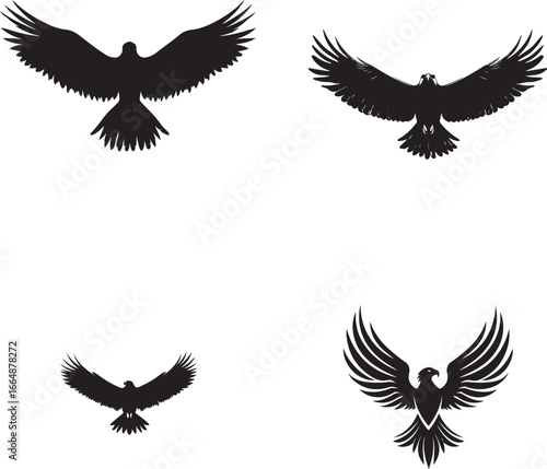 Flying Bird Silhouette Vector Set

Black Bird Silhouettes in Flight Collection

Crow and Raven Flying Silhouette Clipart