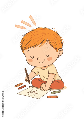 Enfant qui dessine