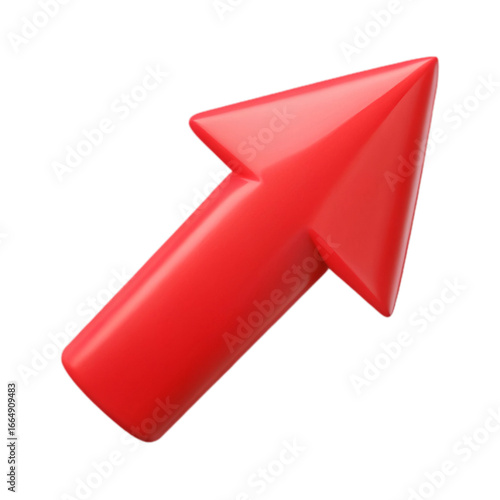 Red Arrow Pointing Upward