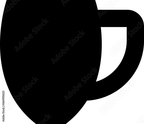Drinkware icon glass cup mug wine goblet beer collection in flat style, black silhouette group, bar utensil bundle, beverage container pack, drink synonym vector