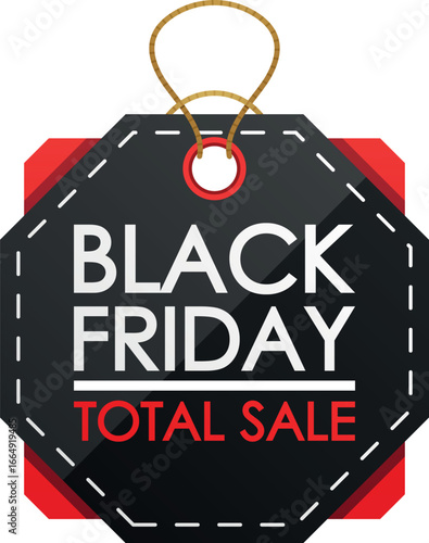 Black Friday total sale tag